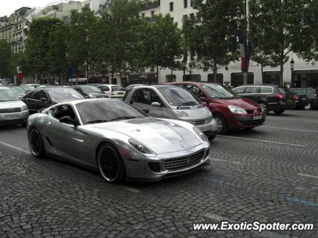 Ferrari 599GTB spotted in Paris, France