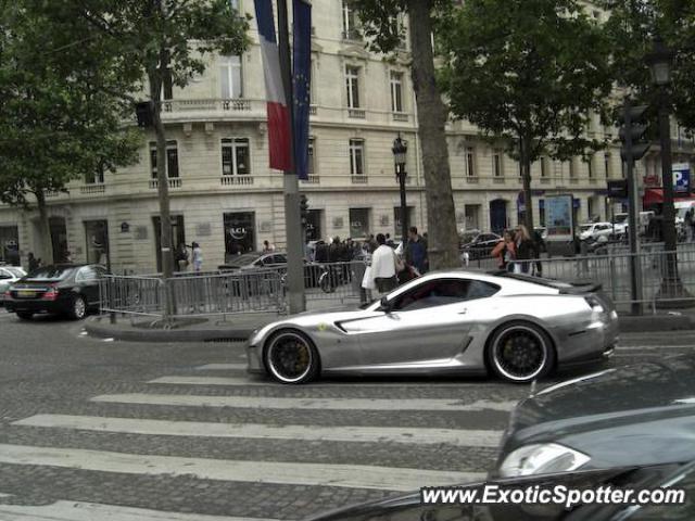 Ferrari 599GTB spotted in Paris, France