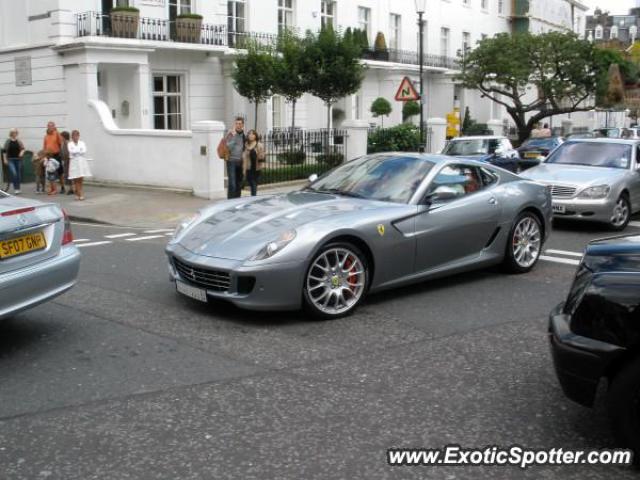 Ferrari 599GTB spotted in London, United Kingdom