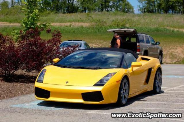 Lamborghini Gallardo spotted in Greensburg, Pennsylvania