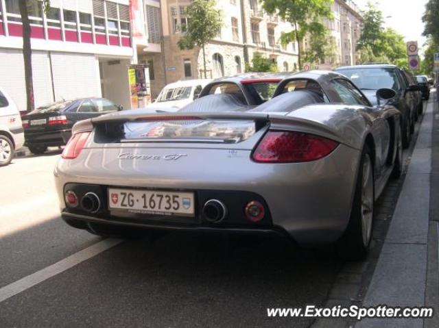 Porsche Carrera GT spotted in Zurich, Switzerland