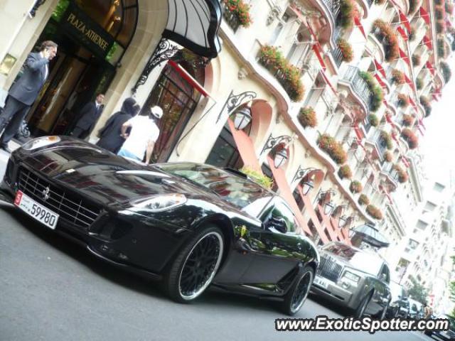 Ferrari 599GTB spotted in Paris, France