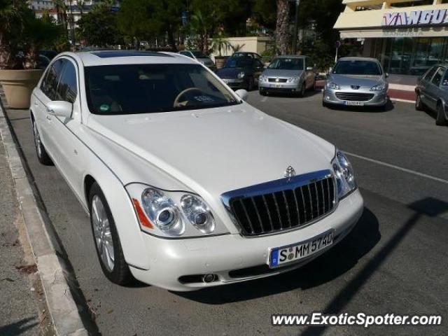 Mercedes Maybach spotted in Monaco city, Monaco