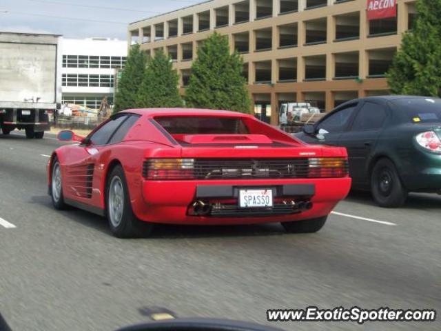 Ferrari Testarossa spotted in Tacoma, Washington