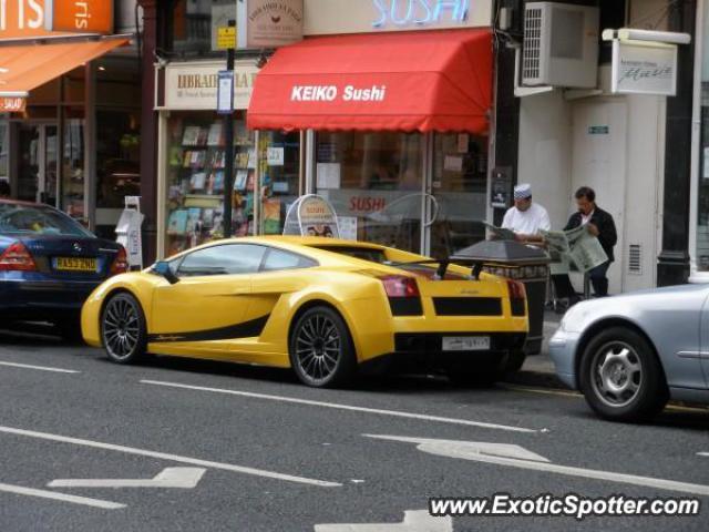 Lamborghini Gallardo spotted in London, United Kingdom