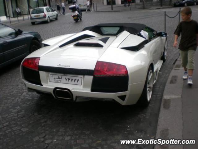 Lamborghini Murcielago spotted in Paris, France