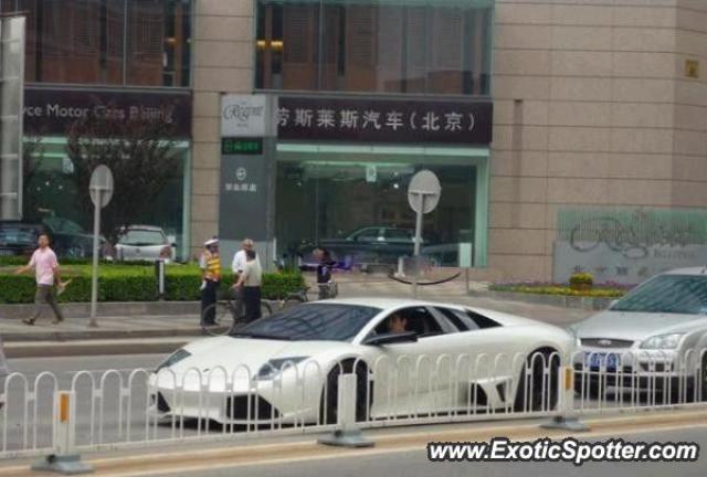 Lamborghini Murcielago spotted in Beijing, China