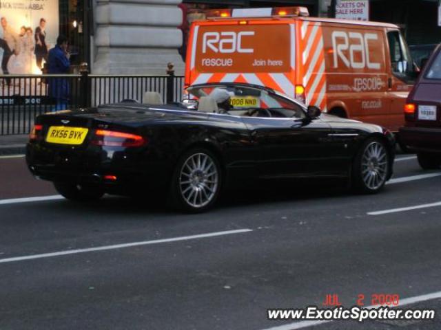 Aston Martin DB9 spotted in London, United Kingdom