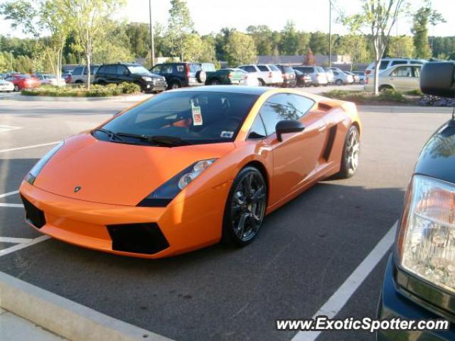 Lamborghini Gallardo spotted in Cary, North Carolina