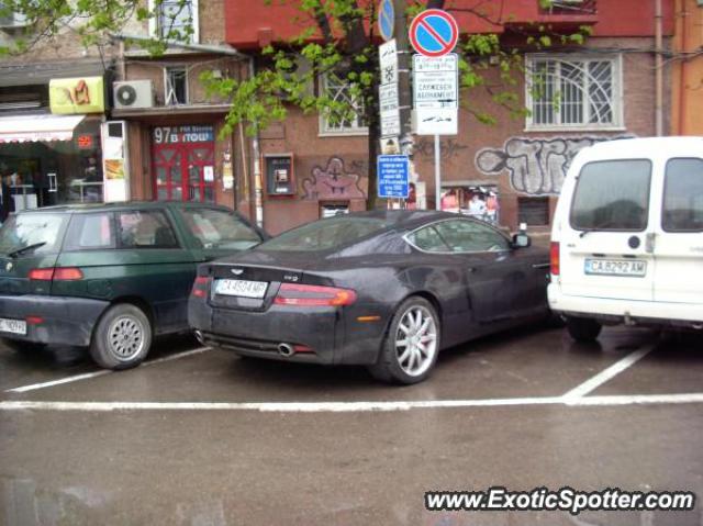 Aston Martin DB9 spotted in Sofia, Bulgaria