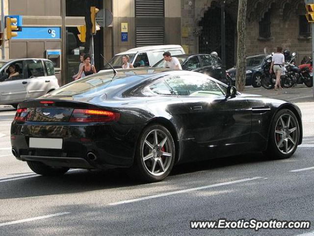 Aston Martin Vantage spotted in Barcelona, Spain