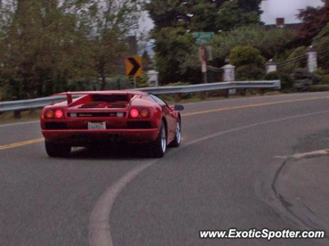 Lamborghini Diablo spotted in Mukilteo, Washington