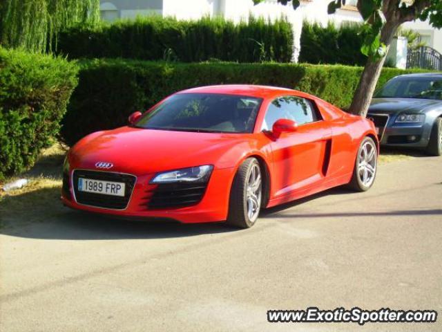 Audi R8 spotted in Empuriabrava, Spain