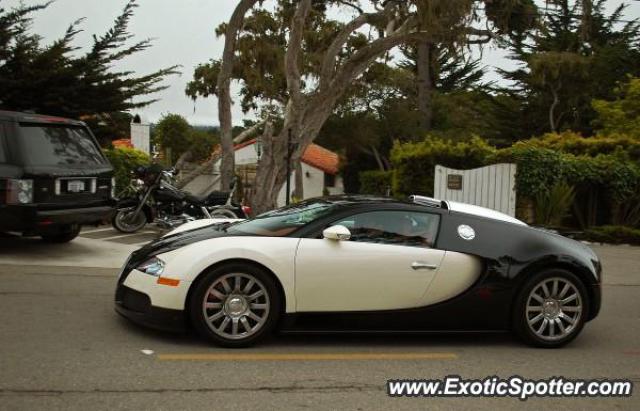 Bugatti Veyron spotted in Pebble Beach, California