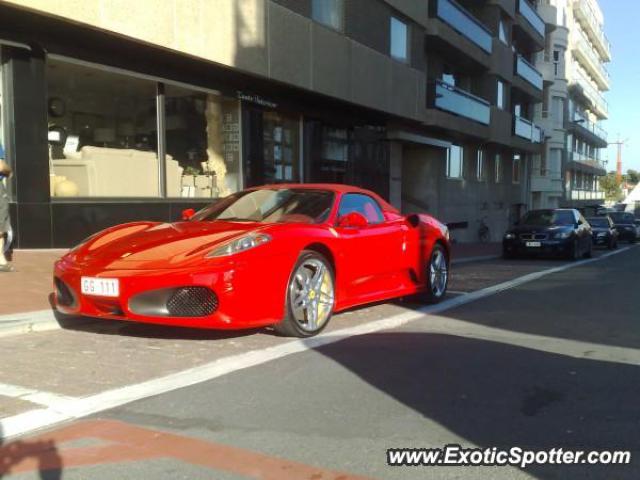 Ferrari F430 spotted in Le zoute, Belgium