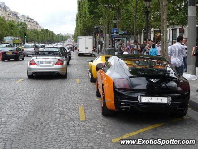 Bentley Continental spotted in Paris, France