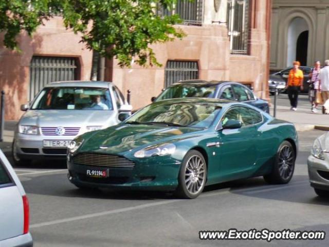 Aston Martin DB9 spotted in Budapest, Hungary