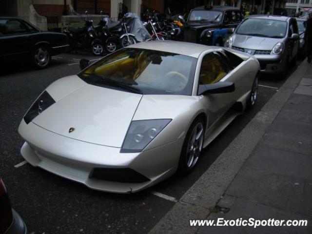 Lamborghini Murcielago spotted in London, United Kingdom