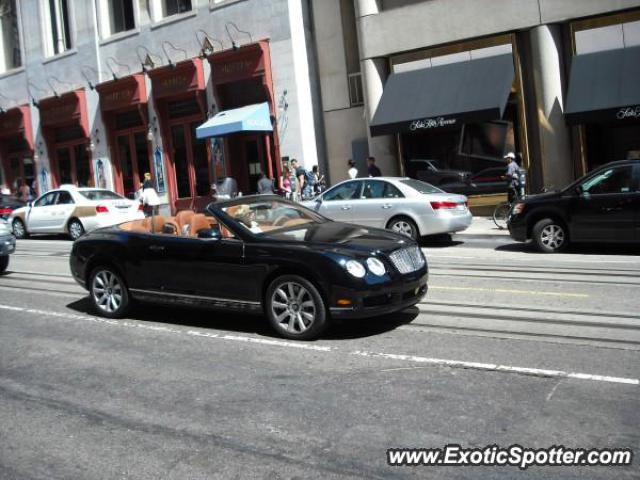 Bentley Continental spotted in San Francisco, California