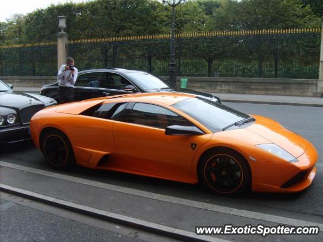 Lamborghini Murcielago spotted in Paris, France