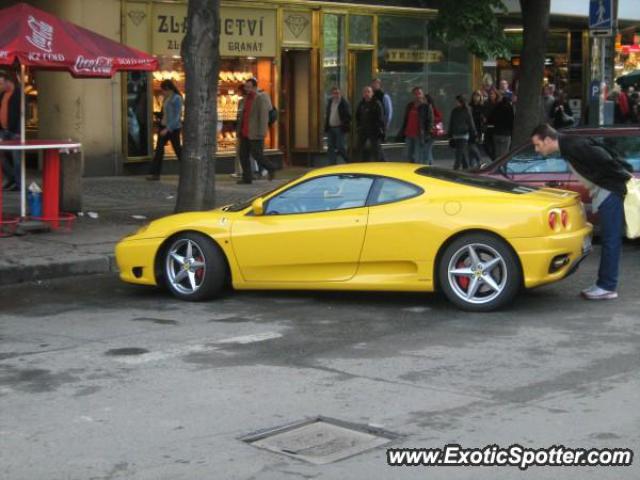 Ferrari 360 Modena spotted in Prague, Czech Republic