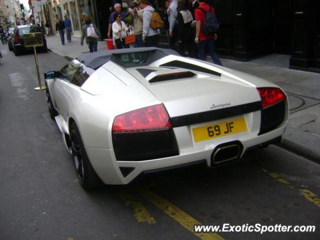 Lamborghini Murcielago spotted in Paris, France