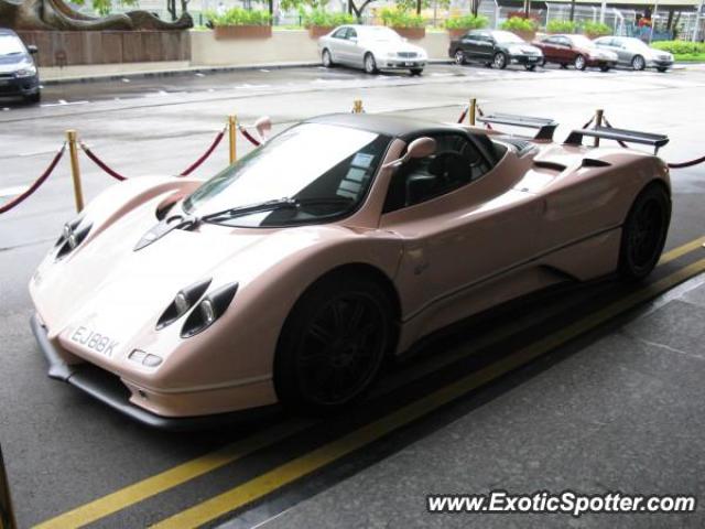 Pagani Zonda spotted in Singapore, Singapore