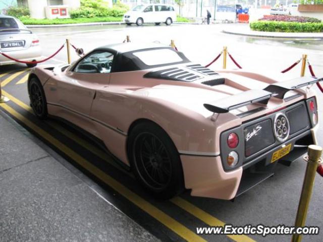 Pagani Zonda spotted in Singapore, Singapore