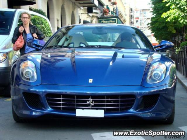 Ferrari 599GTB spotted in Paris, France