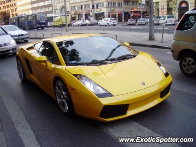 Lamborghini Gallardo spotted in Budapest, Hungary