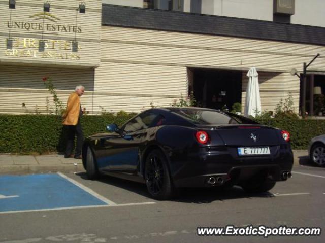 Ferrari 599GTB spotted in Sofia, Bulgaria