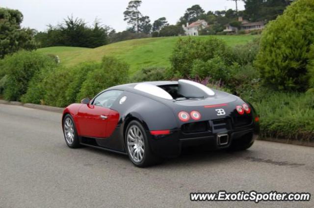 Bugatti Veyron spotted in Pebble Beach, California