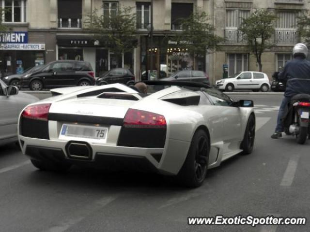 Lamborghini Murcielago spotted in Paris, France