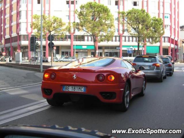 Ferrari 360 Modena spotted in Pordenone, Italy