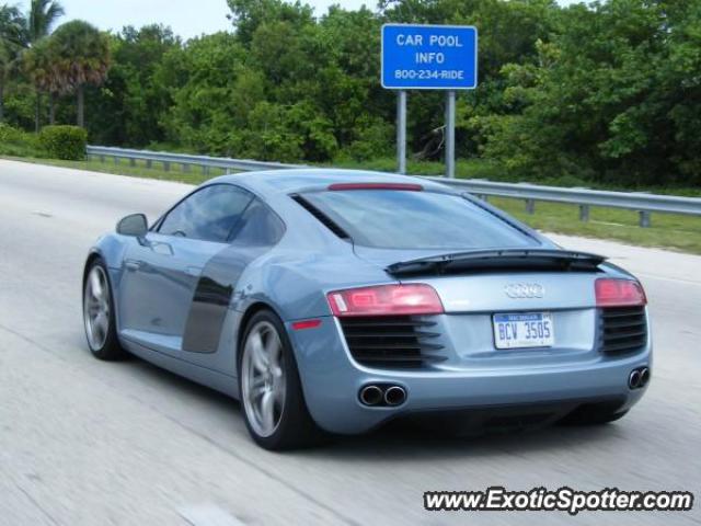 Audi R8 spotted in Miami, Florida