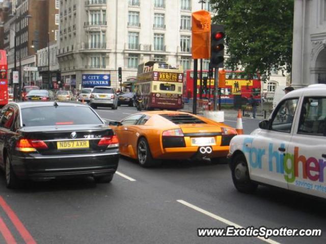 Lamborghini Murcielago spotted in London, United Kingdom