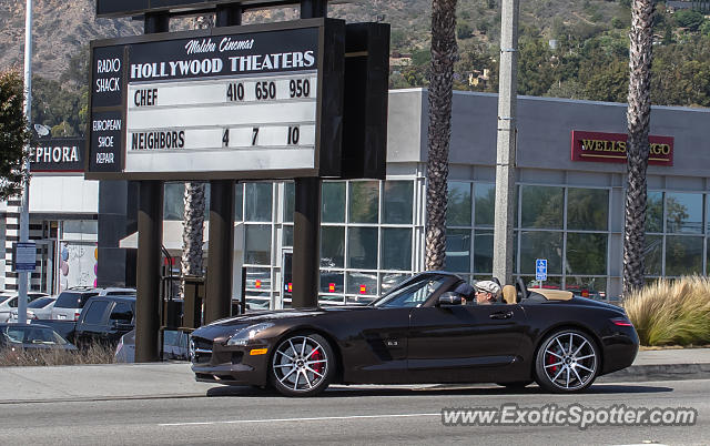 Mercedes SLS AMG spotted in Malibu, California