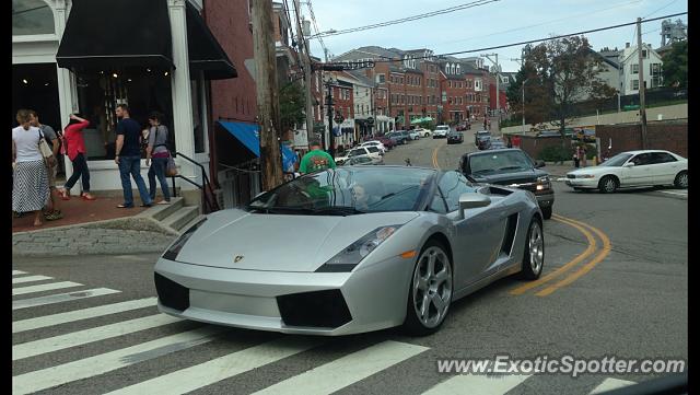 Lamborghini Gallardo spotted in Portsmouth, New Hampshire