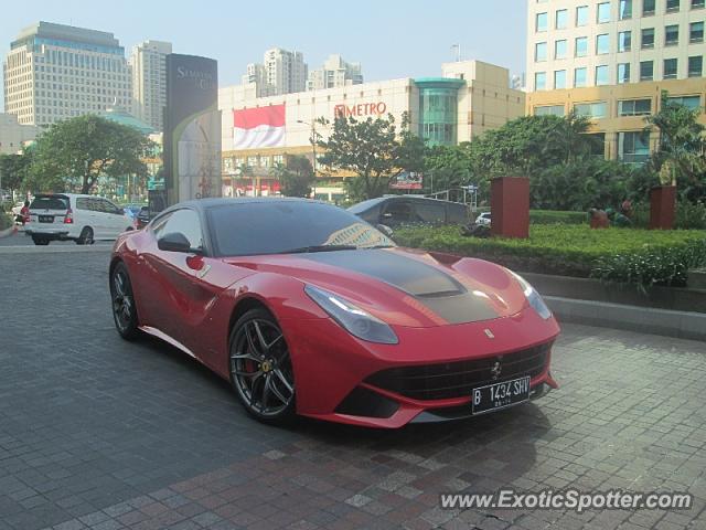 Ferrari F12 spotted in Jakarta, Indonesia