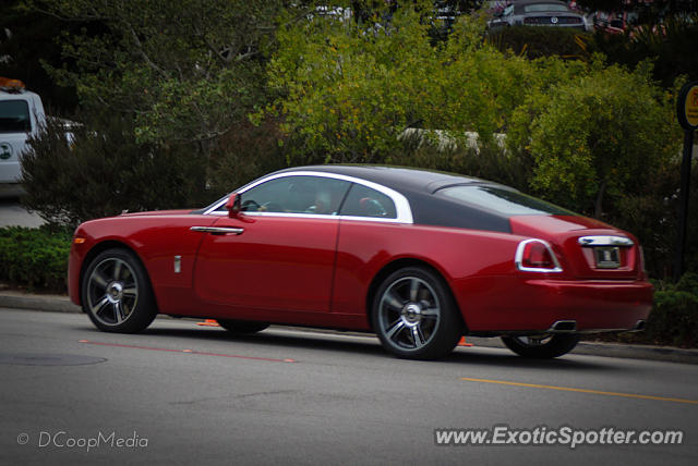 Rolls Royce Wraith spotted in Carmel, California