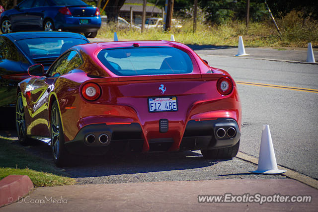 Ferrari F12 spotted in Carmel, California