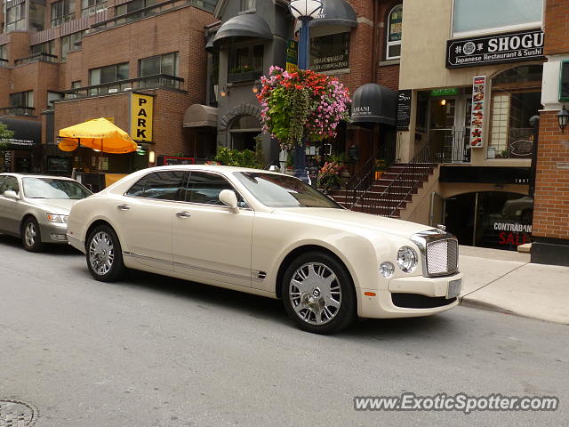 Bentley Mulsanne spotted in Toronto, Canada