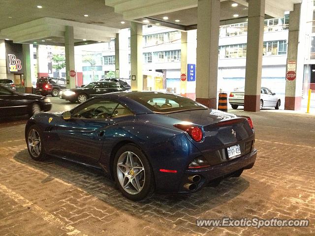 Ferrari California spotted in Toronto, Canada