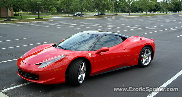 Ferrari 458 Italia spotted in Dublin, Ohio