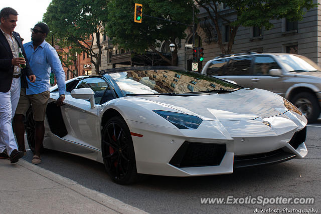 Lamborghini Aventador spotted in Montreal, Canada