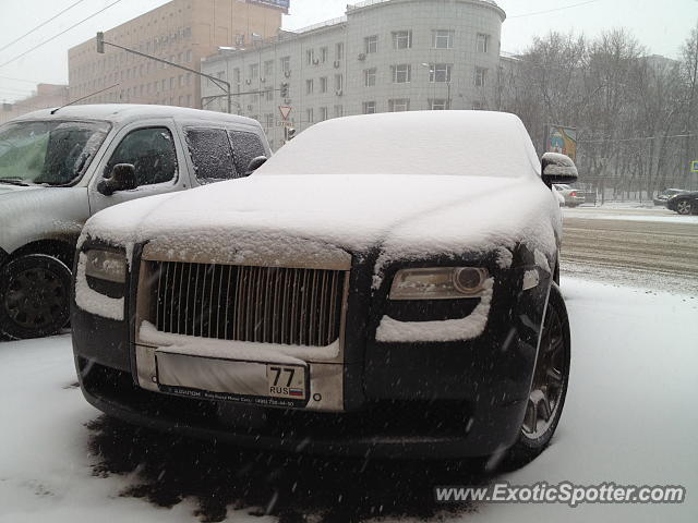 Rolls Royce Ghost spotted in Moscow, Russia