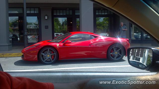 Ferrari 458 Italia spotted in Nashville, Tennessee