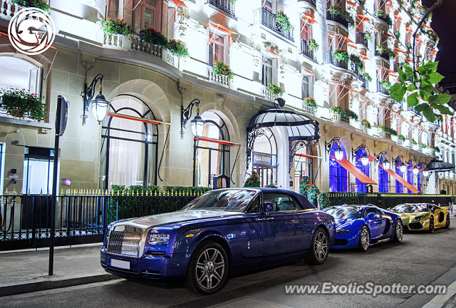 Rolls Royce Phantom spotted in Paris, France