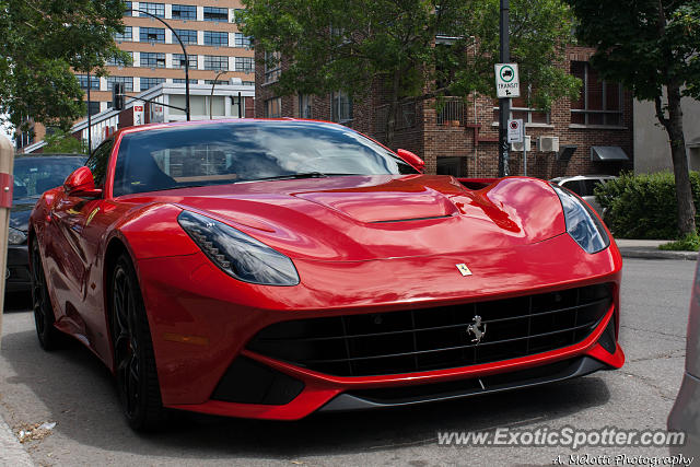 Ferrari F12 spotted in Montreal, Canada