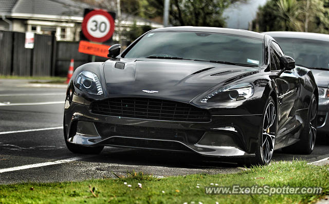 Aston Martin Vanquish spotted in Christchurch, New Zealand